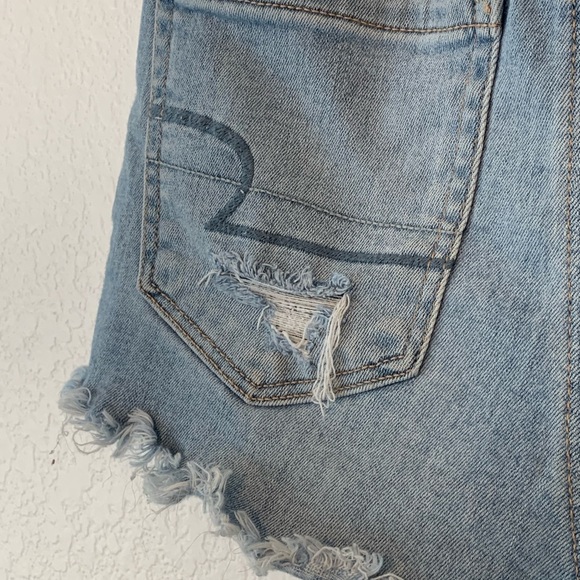 AE NEXT LEVEL STRETCH SHORT DISTRESSED LACE POCKET - Picture 6 of 7